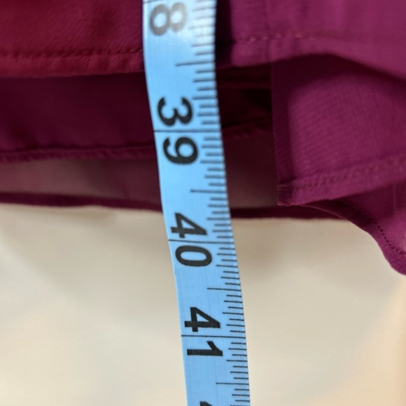 David’s Bridal chiffon bridesmaid dress 3D floral one shoulder wine color - 4 - Picture 10 of 10